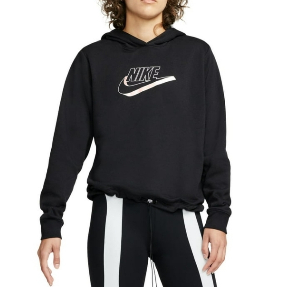 NEW Nike Plus Size Women's Sportswear Pullover Black Crimson Bliss Size (2X)